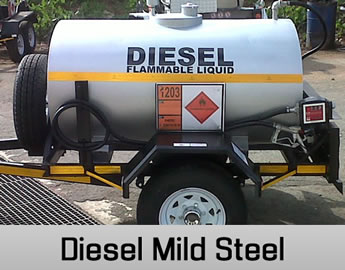 Diesel Mild Steel Tanker Trailers
